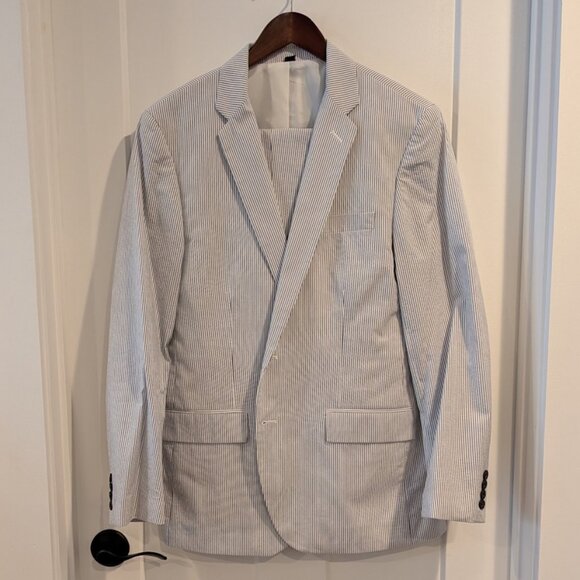 J. Crew Thompson Cotton Seersucker Suit